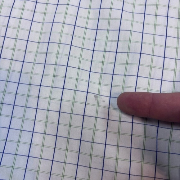 Brooks Brothers Mens Slim Fit Supima Cotton Plaid Short Sleeve Shirt 165 - Picture 9 of 9